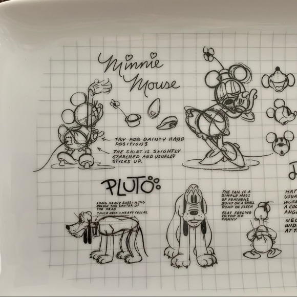 Disney Sketchbook Series 13” Rectangular Platter - Picture 2 of 16